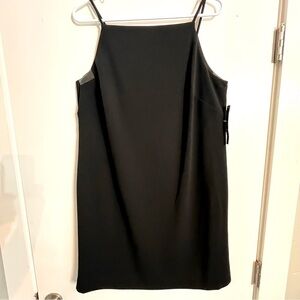 Maggy London Classic Black & Chic sheath Split Back dress Size 12
